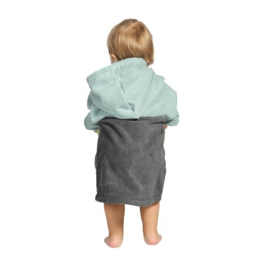 Essential Baby Poncho Towel Changing Robe - Teal