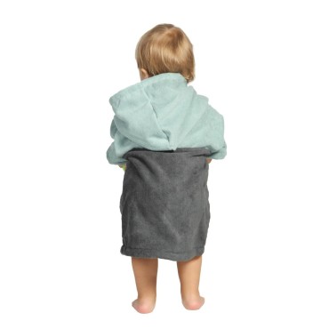 Baby Poncho badrock - Teal