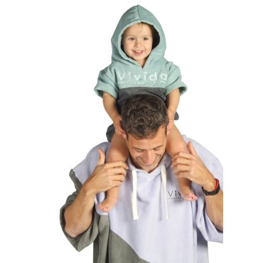 Essential Baby Poncho Towel Changing Robe - Teal