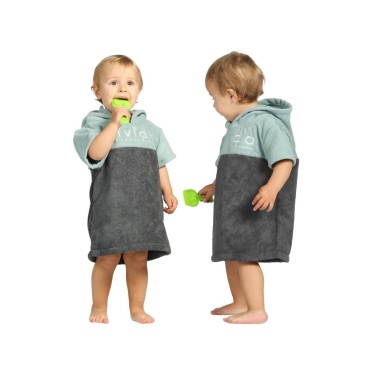 Baby Poncho Towel Changing Robe - Teal