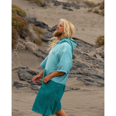 Original Poncho Towel Changing Robe - Turquoise Teal / Pacific Teal