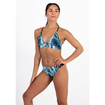 Imperfect Hermosa Reversible Bikini Top - Bamboo Tropics